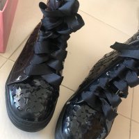 летни лачени обувки - Естествена кожа! , снимка 1 - Дамски боти - 39338470