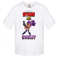 Детска тениска Shelly 4 Brawl Stars, снимка 4 - Детски тениски и потници - 32928837