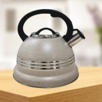 Луксозен чайник с мраморно покритие , снимка 2 - Съдове за готвене - 44097002