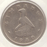 Zimbabwe-50 Cents-1980-KM# 5, снимка 2 - Нумизматика и бонистика - 44926342
