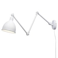стенна лампа с гъвкаво рамо BazarrWall Lamp White , снимка 4 - Лампи за стена - 44069105