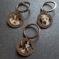 Лазерно рязане и гравиране на медальони за кучета от неръждаема стомана , снимка 7 - Други стоки за животни - 39241128