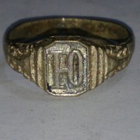 Старинен пръстен сачан - 60131, снимка 1 - Други - 28993477