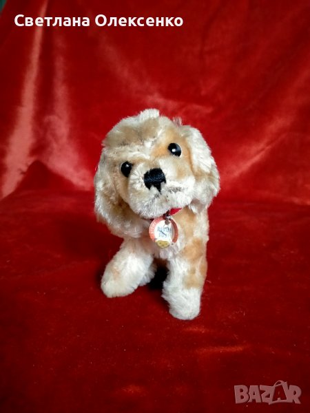 Колекционерска мека играчка Steiff Dog куче, снимка 1