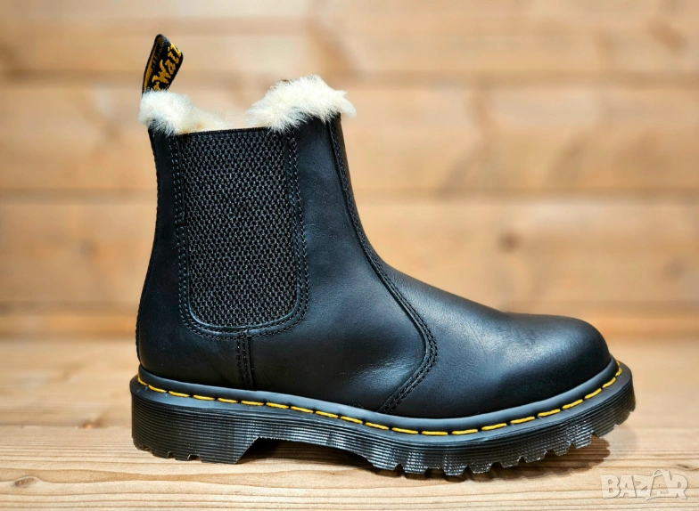  боти / ботуши, Dr. Martens Челси с подплата от изкуствена кожа Leonore номер 37, снимка 1