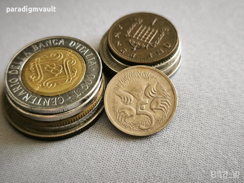 Монета - Австралия - 5 цента | 1968г., снимка 1