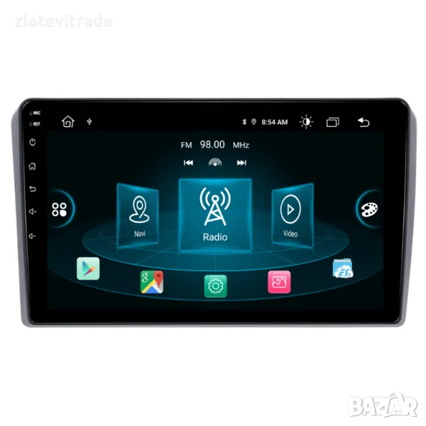 AUDI A3 S3 2003 - 2013 - 9'' Андроид Навигация, 9132, снимка 1