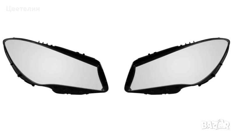 Комплект Стъкла за фар фарове Mercedes CLA C117 ляво и дясно stykla, снимка 1