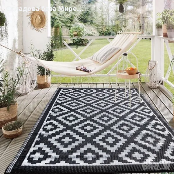 Двулицев външен килим ,180x120 сантиметра, снимка 1