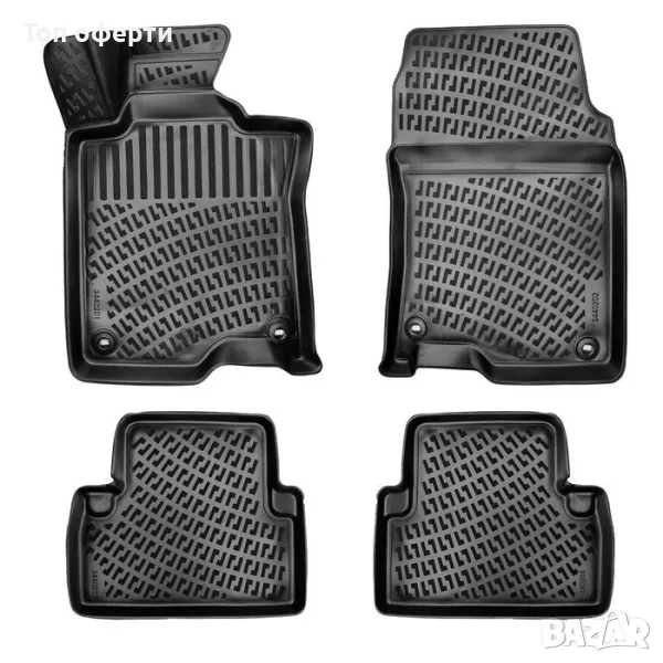 Гумени стелки RizLine съвместими с Honda Accord 2007-2012, снимка 1