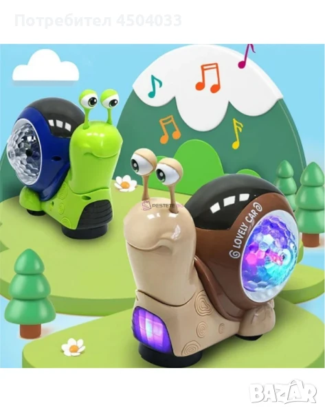 Детска играчка Охлюв, снимка 1