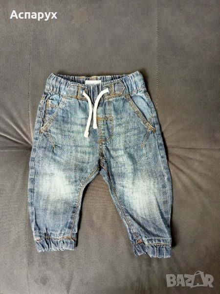 Бебешки дънки NEXT с ластик в кръста и на крачолите, снимка 1