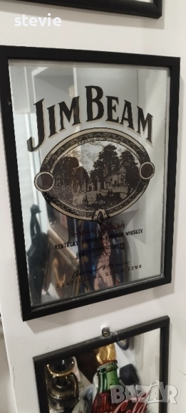 Рекламно огледало на уиски Jeam Beam , снимка 1