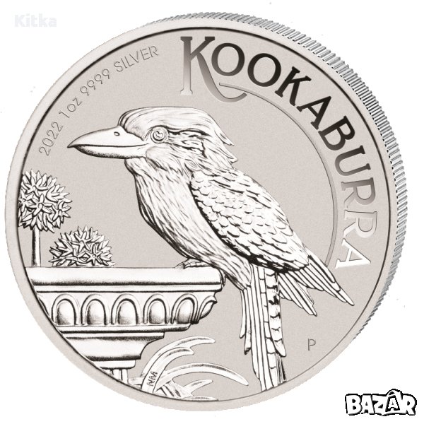 КОКАБУРА 1 унция сребро-2022 г.-НОВА, снимка 1