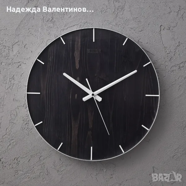 Стенен часовник ORBIT Abanos Ръчна изработка арт дизайн за дома и офиса, снимка 1