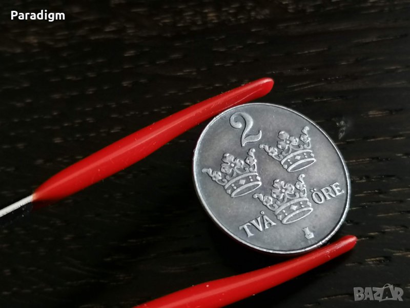 Монета - Швеция - 2 оре (матричен гланц) | 1950г., снимка 1