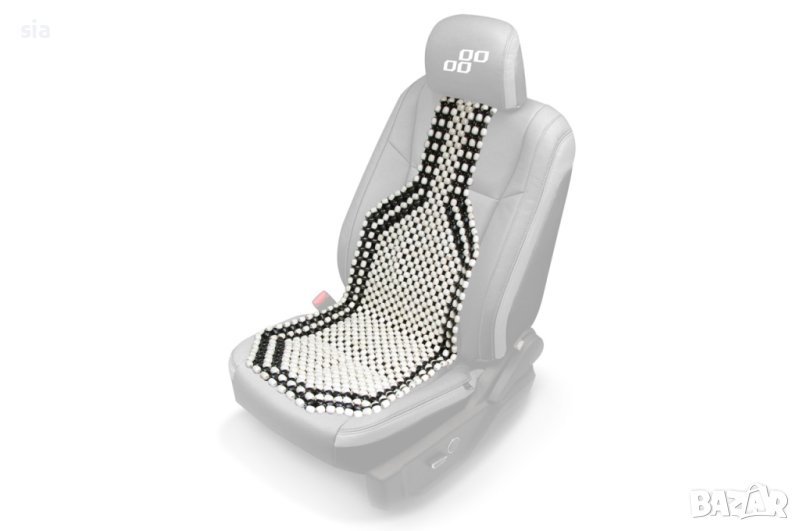 СЕДАЛКА  МАСАЖОР ДЪРВЕНИ ТОПЧЕТА ЧЕРНИ 01123 1БР., снимка 1