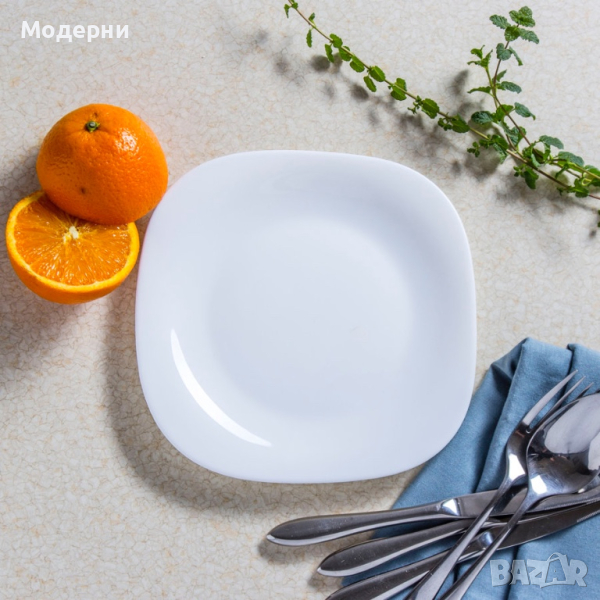 Бели чинии 6, снимка 1