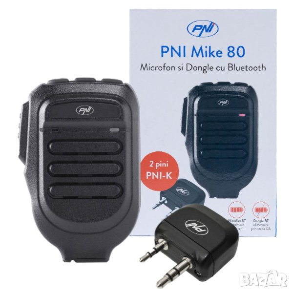 Микрофон и адаптер Bluetooth PNI Mike 80, снимка 1