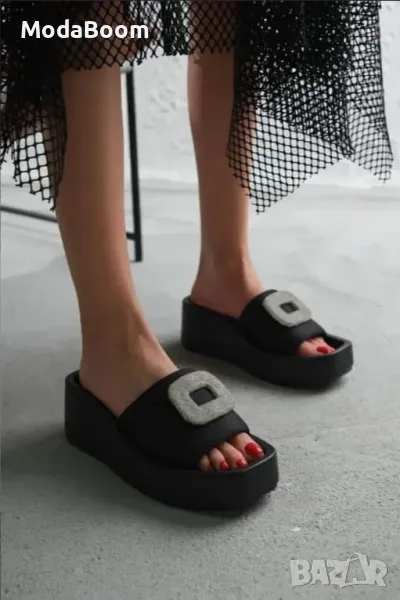 Чехли на платформа - Неопрен, снимка 1