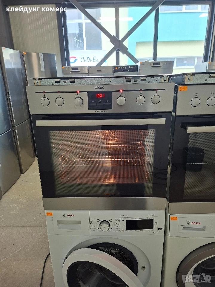 Фурна за вграждане с керамичен плот AEG COMPETENCE PYROLIS MAXI мод.EP3013021M 74л. , снимка 1