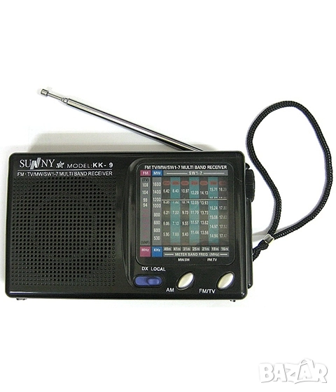 СПЕШНА РАЗПРОДАЖБА джобно KK-9 радио AM/FM/SW1-7/TV1-5, снимка 1