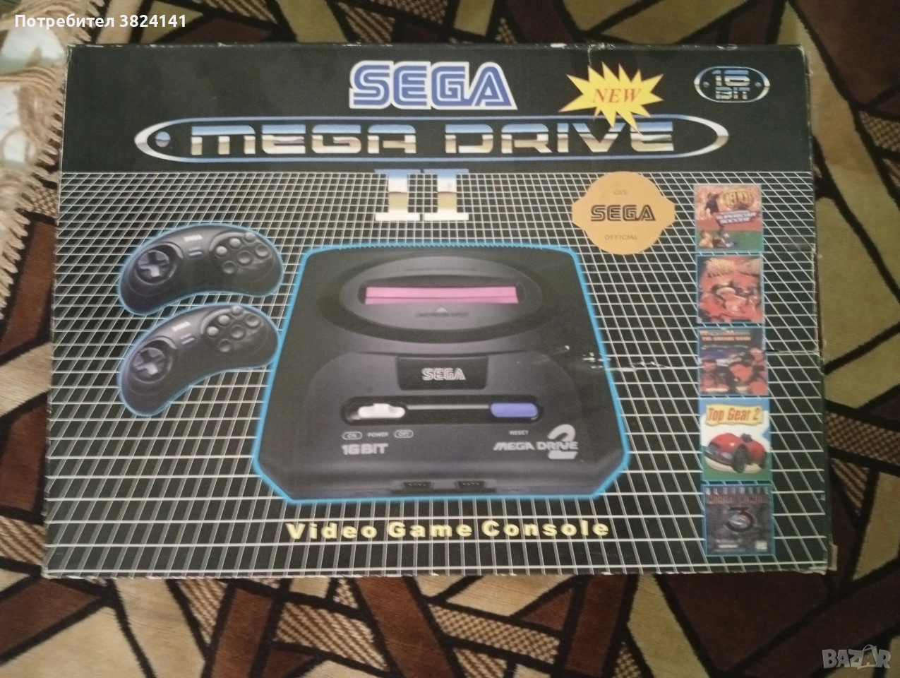Конзола Sega mega drive 2 със 4 дискети, снимка 1