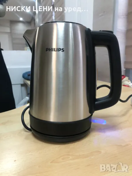 Електрическа кана за вода PHILIPS 2200W,1,7L, снимка 1