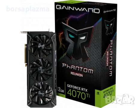 Видео карта Gainward GeForce RTX 4070 Ti 12GB Phantom Reunion - NED407T019K9-1046P, снимка 1