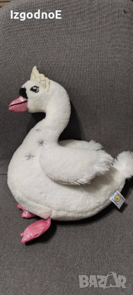 Плюшен лебед, снимка 1