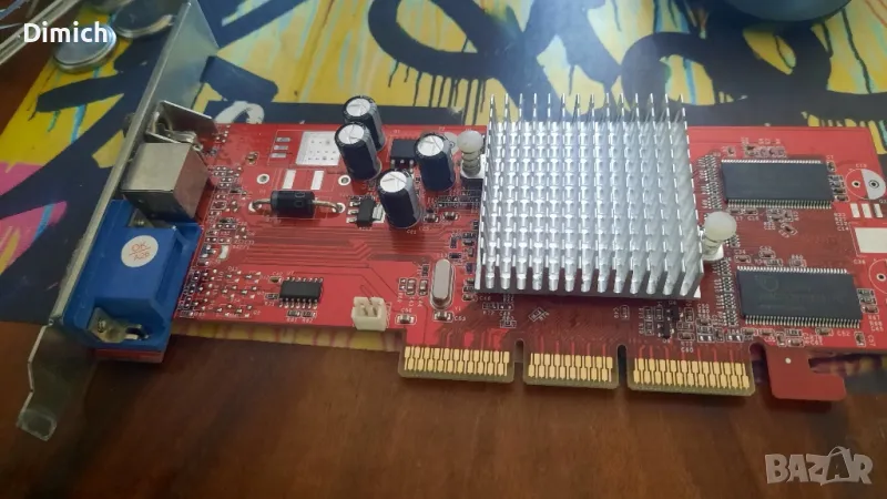 Видеокарта ATI Radeon 9200SE 64MB 64bit AGP, снимка 1
