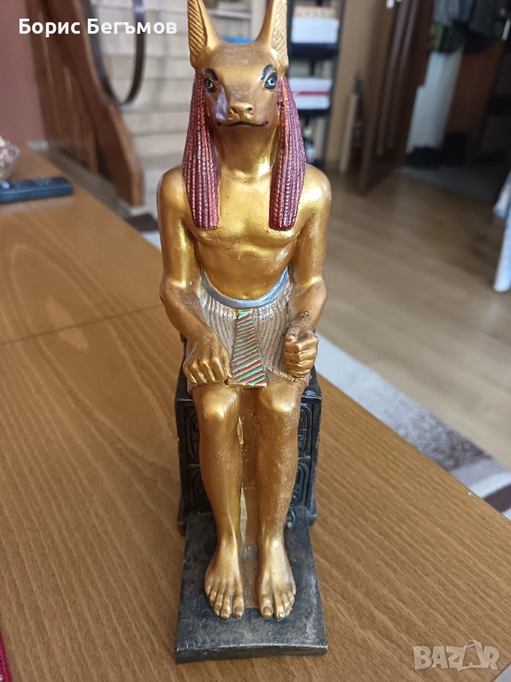 Анубис /Anubis Statue Egyptian Pharaoh, снимка 1