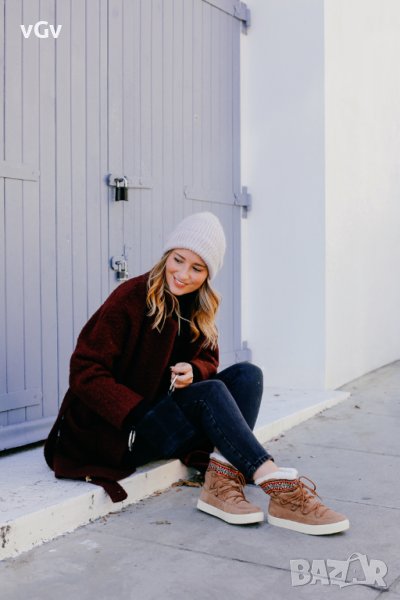 Дамски кожени боти Tom's -37/38, снимка 1