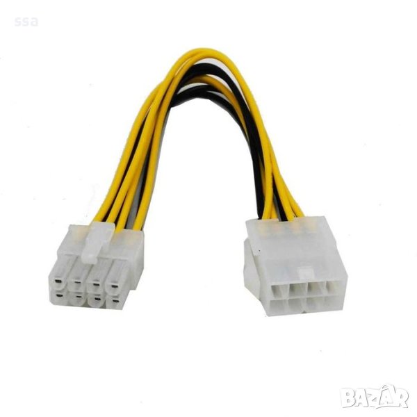  Extension Cable 8pin EPS ATX -0.3m удължител, снимка 1