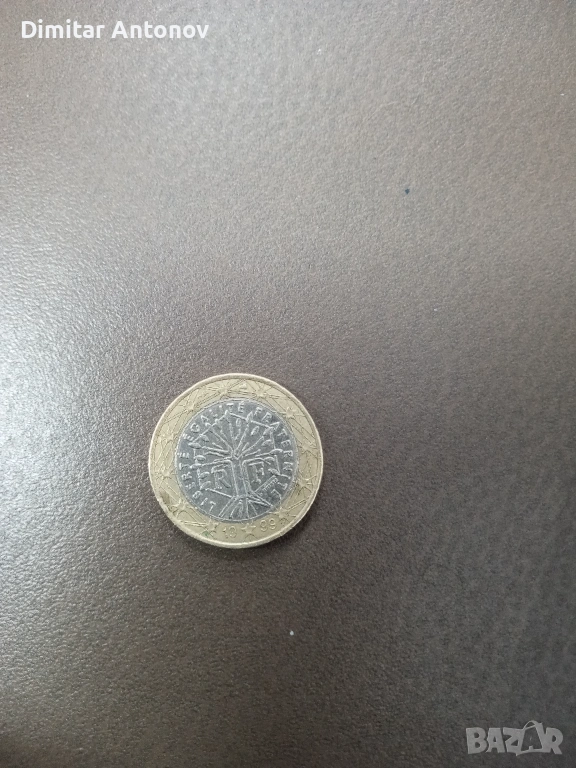 1 евро от първите   1999, снимка 1