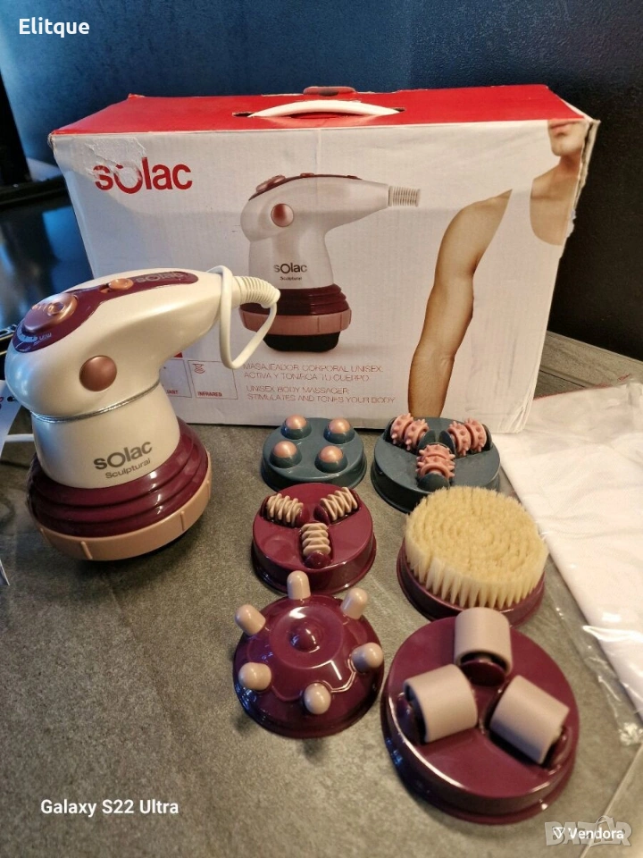 💆‍♀️ Инфрачервен антицелулитен масажор с 4 сменяеми глави 💆‍♂️, снимка 1