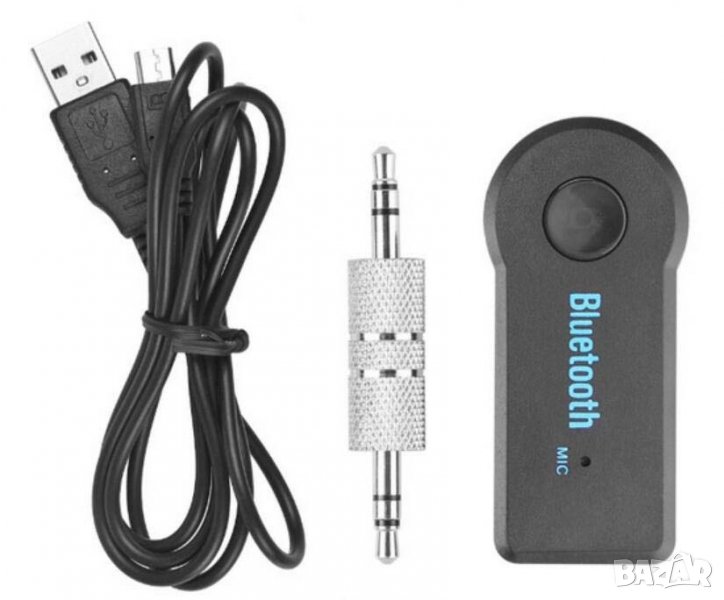 Car Kit Bluetooth Receiver (Ресивър 3.5мм/Авто Аудио Приемник/AUX) , снимка 1