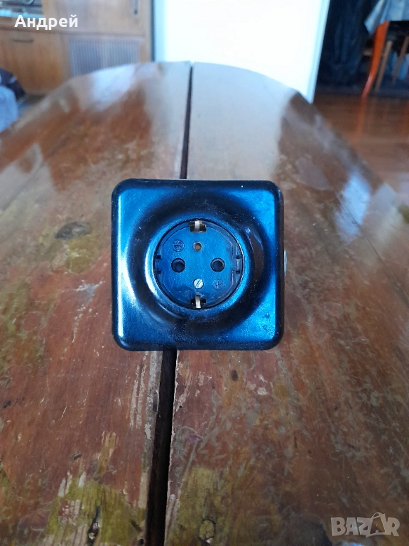 Стар електрически контакт #33, снимка 1