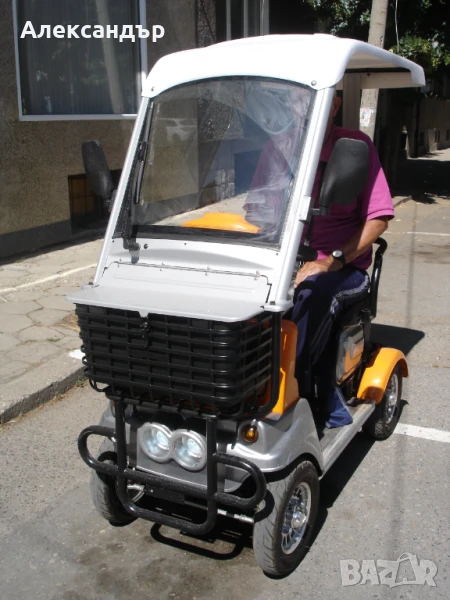 Електрическа четириколка с ПОКРИВ CARGO LUX, снимка 1