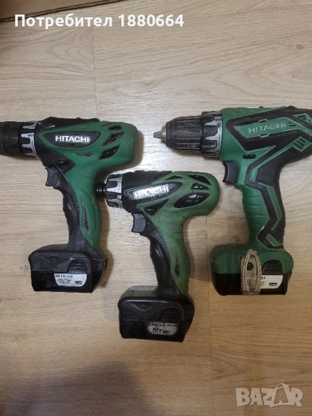 Винтоверти HITACHI 10.8 (12) V Li ion, снимка 1