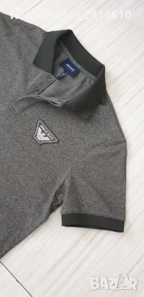 Armani Jeans AJ  Pique Stretch Cotton  Mens Size S /  НОВО! ОРИГИНАЛ! Мъжка Тениска!, снимка 1