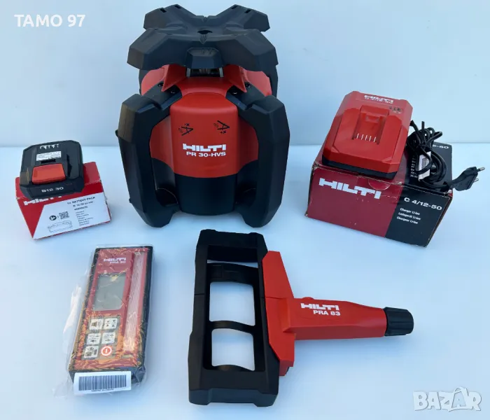 Нова годишна оферта! Hilti PR 30-HVS - НОВ Ротационен лазер за открито!, снимка 1