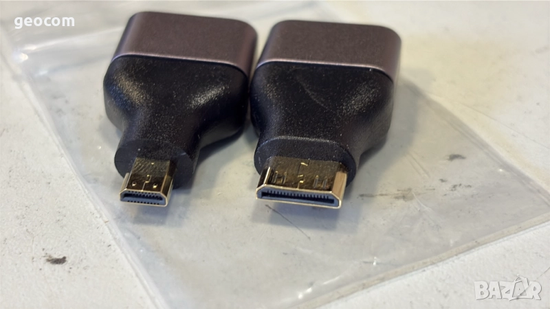 Mini HDMI към HDMI преходник (Чисто нов), снимка 1
