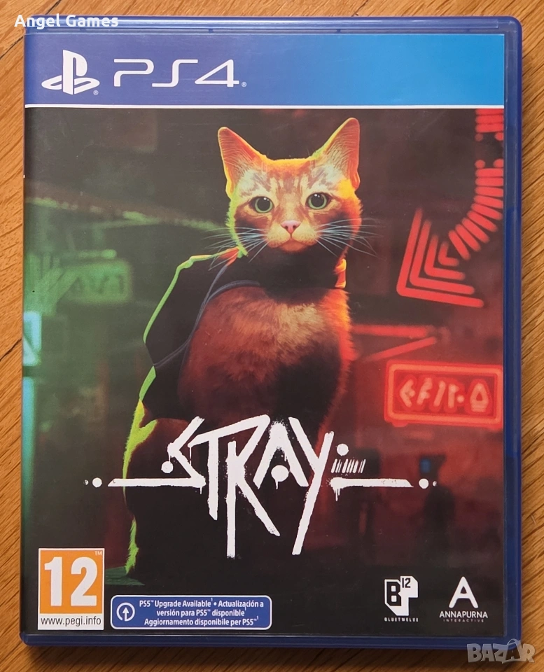 Stray PS4 Playstation 4 5 Плейстейшън PS диск детска игра котка, снимка 1