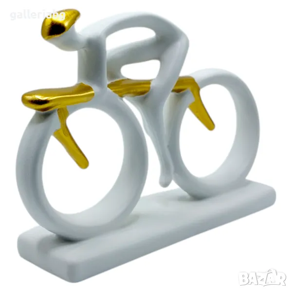 Статуетка сувенир колоездач, снимка 1