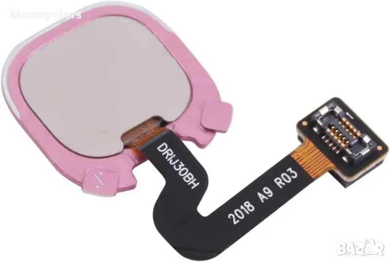 Лентов кабел бутон меню /Розов/ за Samsung A9 (2018) A920/ Home Баркод : 114444, снимка 1