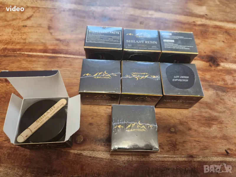 Топ цена !! Шиладжит смола (Shilajit Resin 30g) увеличение на тестостерона и тонуса, снимка 1