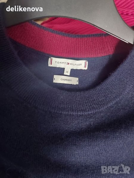 Кашмир 100% Tommy Hilfiger. Size XL Прекрасен кашмирен пуловер, снимка 1