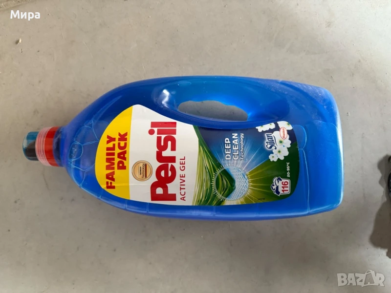 Марка: Persil;
Тип: Течен перилен препарат (гел);
Обем: 5.8 литра;
Брой изпирания: 116;
, снимка 1