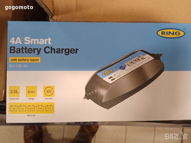 КАТО НОВО електронно зарядно,тестер за акумулатори,универсално,GOGOMOTO.BAZAR.BG , снимка 1
